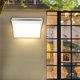 thumbnail image 4 of Lámpara de aplique con sensor de luz de pared LED con energía solar para pasillo de jardín pequeño blanco puro, 4 of 8