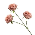 thumbnail image 2 of 3 roses Artificial Rose Flower Faux Floral Stem with Multiple Bloom Design for Home Table Wedding Centerpiece Decorative Arrangement,artificial flowers,rose decor,J, 2 of 9
