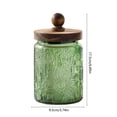 thumbnail image 3 of EGNMCR Organisateurs et Rangement de Garde-Robe, Organisation et Rangement, Bacs de Rangement, Contenants de Rangement Pot de Rangement en Verre Coloré 700 ml pour Collations et Thé de Cuisine Domestique Pot de Rangement en Verre, 3 of 6