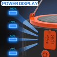 thumbnail image 3 of Lámpara solar de camping - Linterna LED portátil recargable por USB, luz de seguridad impermeable para jardín, pesca nocturna, caza y camping (negra), 3 of 5