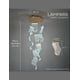 thumbnail image 4 of Candil Colgante Led 12 Luces Led Moderno Dorado, 4 of 4