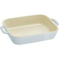 thumbnail image 6 of Staub Ceramic 2-pc Rectangular Baking Dish Set - Macaron Pastel Blue, 6 of 6