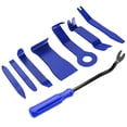 thumbnail image 2 of 8PC Car Trim Removal Tool Set, Plastic Auto Pry Panel Disassembly Kit, Fastener Clip Remover, Car Interior Door Audio Navigation Pry Tools, Metal Clip Pry Screwdriver Accessory Kit,Blue, 2 of 5