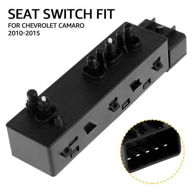 PENGXIANG Power Seat Switch Compatible with Camaro 2010-2015 SRX 2010-2016 Durable Car Electric Power Seat Switch Front Left Driver Side Power Seat Adjuster Compatible with Terrain 2010-2
