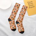 thumbnail image 5 of Cauagu Autumn Fox Pumpkin Lazy Print Women's Men's Ankle Socks 1-pack Casual Athletic Socks for Unisex Adult Moisture-Wicking Socks for Daily Wear/Running/Sport, 5 of 8