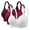Multicolor12, variant on 3pc Plus Size Bras for Women Wireless Adjustable Strap Full Support Breathable Everyday Bra