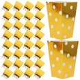 thumbnail image 4 of Miangastore Golden Cardboard Popcorn Carton Party Favor Boxes for Weddings and Events 50pcs, 4 of 8