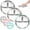 Grey, Green, Pink, variant on XUET Stainless Steel Toddler Plates Silicone Suction,3 Packs Non-Slip Baby Plates,Divided Portion,Food-Grade Silicone Plate for Kids,LEAD-FREE Dishwasher Safe