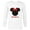 White, variant on Disney Minnie Mouse Mother Japanese Red Bow Mother’s Day - Long Sleeve T-Shirt for Men - Customized-White