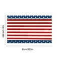 thumbnail image 6 of Goattoy Summer Savings!Patriotic Party Supplies USA Flag Welcome Entry Mat Easy To Clean Front Porch Welcome Mats for Outdoor and Indoor Uses, 6 of 6