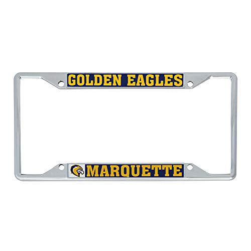 Desert Cactus Marquette University Golden Eagles Metal License Plate Frame for Front or Back of Car Officially Licensed Mom 