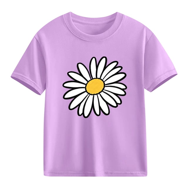 TaTaai School Season Cute Print Short Sleeve T-Shirt, Valentine's Day Casual Top, Unisex All Season Graphic Tee Gift