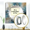thumbnail image 3 of Designart "Teal and Gold Mandala Harmony III" Boho Mandala Square Mirror Wall Decor Traditional - Large Teal Square Bathroom Mirror - Square Printed Wall Mirror Art, 3 of 5