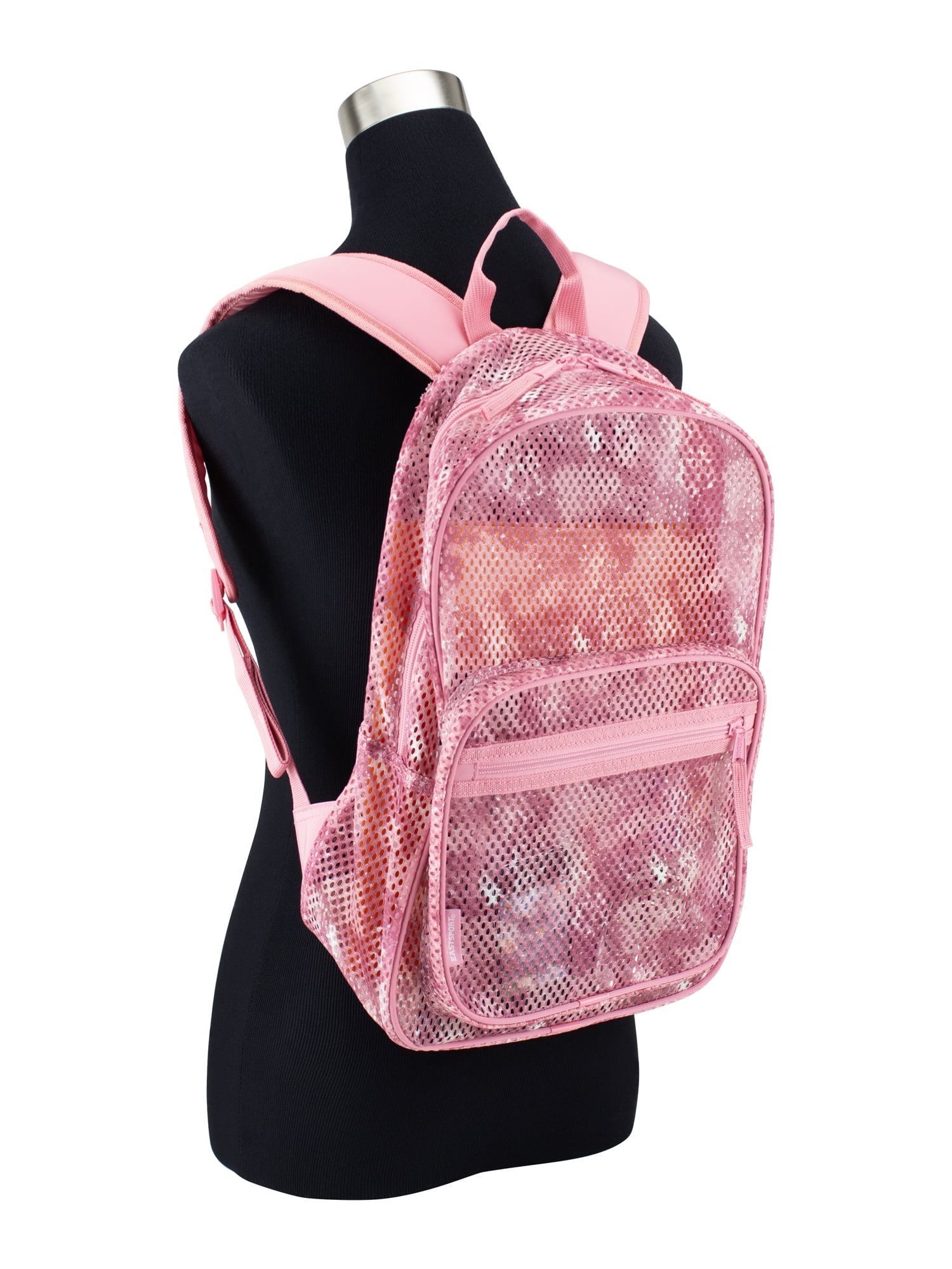 Eastsport Unisex City Mesh 16" Backpack, Pink Galaxy