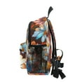 thumbnail image 4 of FORMRS School Backpack with Front Zippered Pocket 12" Student Travel Daypack, Vibrant Floral, 4 of 6