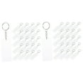 thumbnail image 4 of 2 Sets of Multi-function Acrylic Blanks Decorative Blank Keychains DIY Acrylic Blank Keychains, 4 of 8