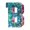B, variant on V Tabletop Led Letter Lights A-Z Colorful Mirror Finish Night Lights For Parties And Special Events