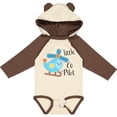thumbnail image 3 of Inktastic Little Co-Pilot- Cute Helicopter Boys or Girls Long Sleeve Baby Bodysuit, 3 of 5