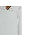 thumbnail image 2 of Ambesonne Logo Fitted Sheet, Traffic Warning, Queen Size, Pale Orange Grey, 2 of 2