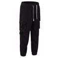 thumbnail image 4 of Pantalones cargo streetwear para hombre - Pantalones utilitarios de pana - Poliéster, múltiples bolsillos, tallas S-XXL, 4 of 6