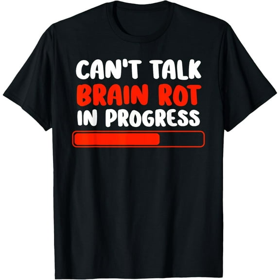 Playful Comfort Tee - Brain Rot Shirt For Kids Brainrot Meme Funny Gamers Boys T-Shirt