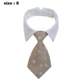 thumbnail image 2 of Piezas ajustable mascota pajarita a cuadros negro rojo mascota Formal esmoquin traje corbata Collar cachorro MFZFUKR CPB-US-YY68-10, 2 of 5