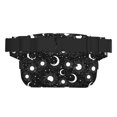 thumbnail image 3 of Disketp Crescent and Stars Riñonera de Doble Capa, Bolsa de Cintura Ajustable para Viajes, Correr y Senderismo, Riñonera Ligera para Hombre y Mujer, 3 of 9