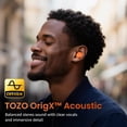 thumbnail image 3 of TOZO A1 Mini Wireless Earbuds Bluetooth Headphones, AI Noise Cancelling Mic, 32H, Stereo Bass, Clear Calls, Lightweight IPX5 Waterproof, App 32EQ, Orange, 3 of 10