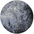 thumbnail image 2 of Nourison Passion All-over design Light Blue Black 5'3" x Round Area Rug (5 Round), 2 of 8
