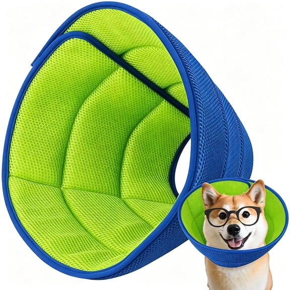 GASTROPOD Soft Dog Cone Collar to Stop Licking After Surgery, Comfy Dog Cone Alternative for Large Medium Small Dogs/Cats, Adjustable Washable E-Collar for Spay Neuter Recovery and Neck Protection