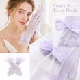 thumbnail image 5 of Women Mesh Gloves Wedding Tea Party Elegant Short Novelty Bridal Gloves for Wedding Opera Party, 5 of 5