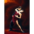 thumbnail image 2 of Young, Richard 25x32 White Modern Wood Framed Museum Art Print Titled - The Passion of Tango, 2 of 4