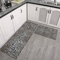 thumbnail image 2 of Black and Tan Leopard Print Kitchen Rugs Sets Of 2,Anti Fatigue Kitchen Mat Rugs Non Slip Washable,Decorative Kitchen Floor Mats for Kitchen,Sink,Laundry,17"x30"+17"x47", 2 of 7
