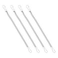 thumbnail image 1 of Raindrops 4pcs Hanging Plant Holder Chains Stainless Steel Silver For Posters And Signs, 1 of 8