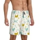thumbnail image 2 of Balery Chicken Pantalones cortos de pijama de punto de algodón para hombre con cinturilla y bolsillos-3X-Large, 2 of 6