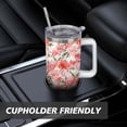 thumbnail image 7 of 40oz Tumbler with Handle and Straw Lid | Vacuum Insulated Leak Proof Tumbler | Stainless Steel Travel Mug Water Bottle Cup Keeps Cold & Hot, 7 of 7