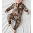 thumbnail image 4 of ATAIKU 3-24M Newborn Baby Zipper Footless Pajamas Bamboo Long Sleeve Footed Sleepers Sleep 'N Play for Infant Toddler Boys - Branches, 4 of 9