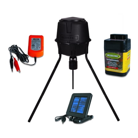 Moultrie 30 Gallon Quick Lock Tripod Feeder W Battery Charger