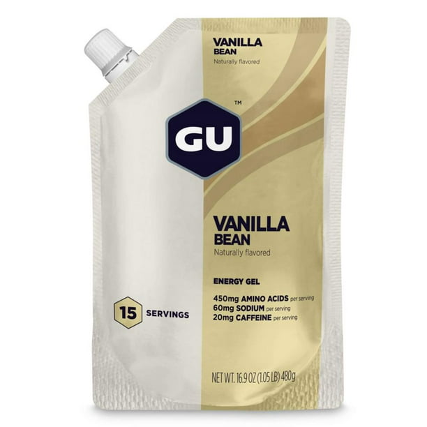 GU Energy Gel Vanilla Bean, 15 Serving Pouch