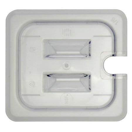 - Cold Food Pans Notched Cover With Handle Sixth Size