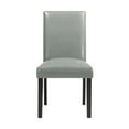thumbnail image 6 of Picket House Furnishings Pia Faux Leather Dining Side Chair Set in Grey, 6 of 9