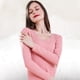 thumbnail image 5 of Conjunto de ropa interior térmica larga para mujer, 2 piezas, forro polar, conjunto de pijama superior e inferior, se puede usar por ambos lados, 5 of 6