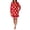 Red Pooh, variant on Richard Leeds International Womens Snoopy Peanuts Hooded Pajama Lounger Sleep & Lounge Dress - Super Soft Plushy Cozy & Warm Hoodie Loungewear Pajamas Dresses for Women, Pink Small