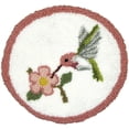 thumbnail image 1 of MCG Textiles Hummingbird Pillow Rug Yarn Punch Needle Kit, 1 of 3