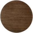 thumbnail image 3 of Modway Lippa 36" Round Veneer and MDF Dining Table in Black/Walnut, 3 of 5