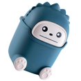 thumbnail image 1 of Desktop Organizer Small Trash Can For Creative Use 9.24x6.09x5.5in Blue Plastic 1Pcs, 1 of 5