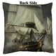 thumbnail image 2 of ABPHQTO Cool Pirate Ship Reversible Sirena Lentejuelas Funda de almohada Decoración para el hogar Funda de cojín 50x50 cm ABPHQTO FishPillow-QQ-52-20x20, 2 of 2