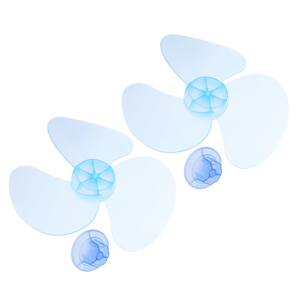 HEANUJJ 2Pcs Plastic Replacement Fan Blades for Household Standing and Table Fans