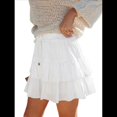 thumbnail image 2 of Falda Pantalón con Volantes y para Mujer, Estilo Casual, de Cintura Alta, Color , Talla S, 2 of 8