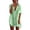 Green, variant on Women Summer Loose Short Sleeve Chiffon Shirt Dress Mid Length Solid Color Casual,Watermelon Red,6XL